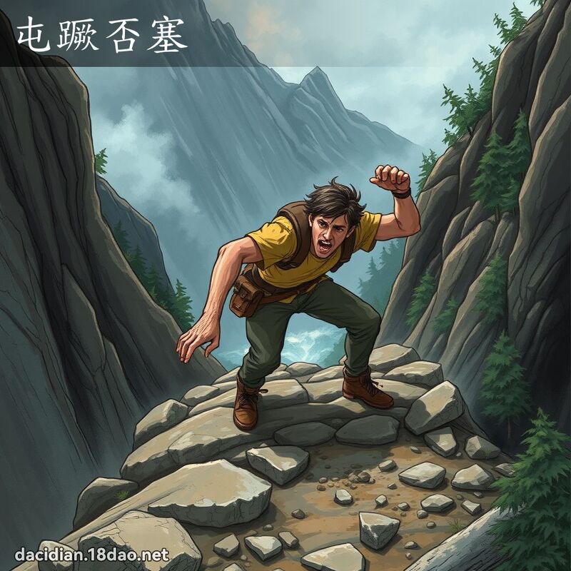 屯蹶否塞 - 國語大辭典配圖