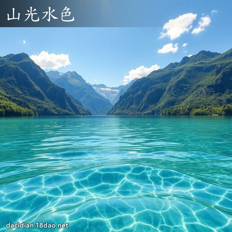山光水色 - 國語大辭典配圖