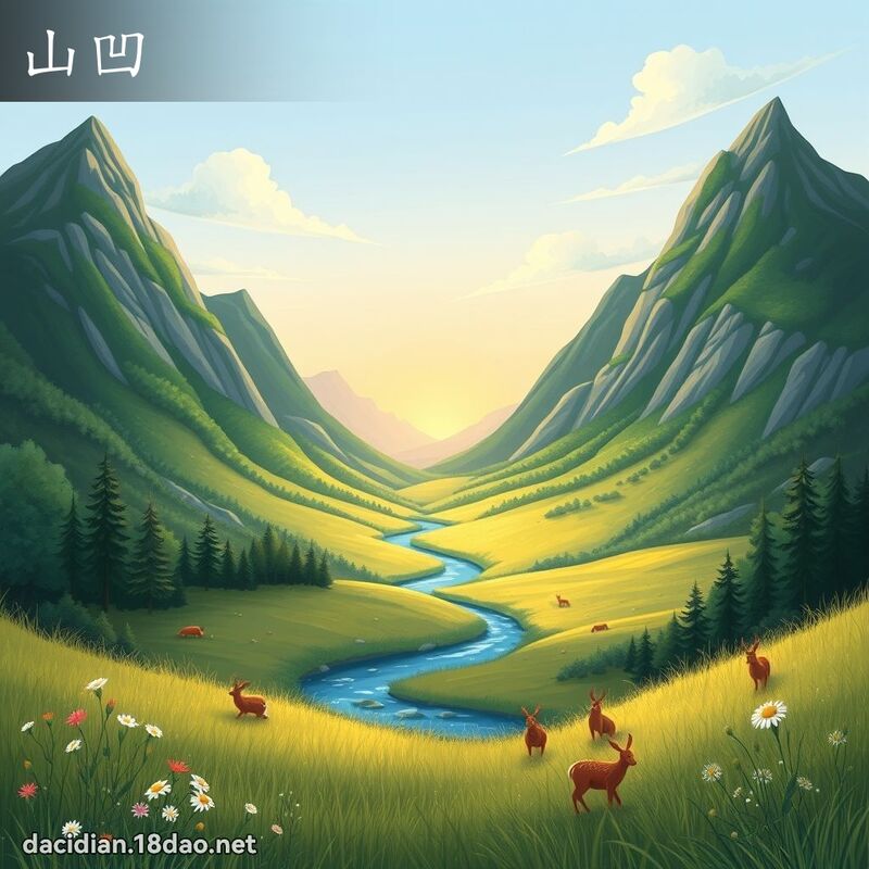 山凹 - 國語大辭典配圖