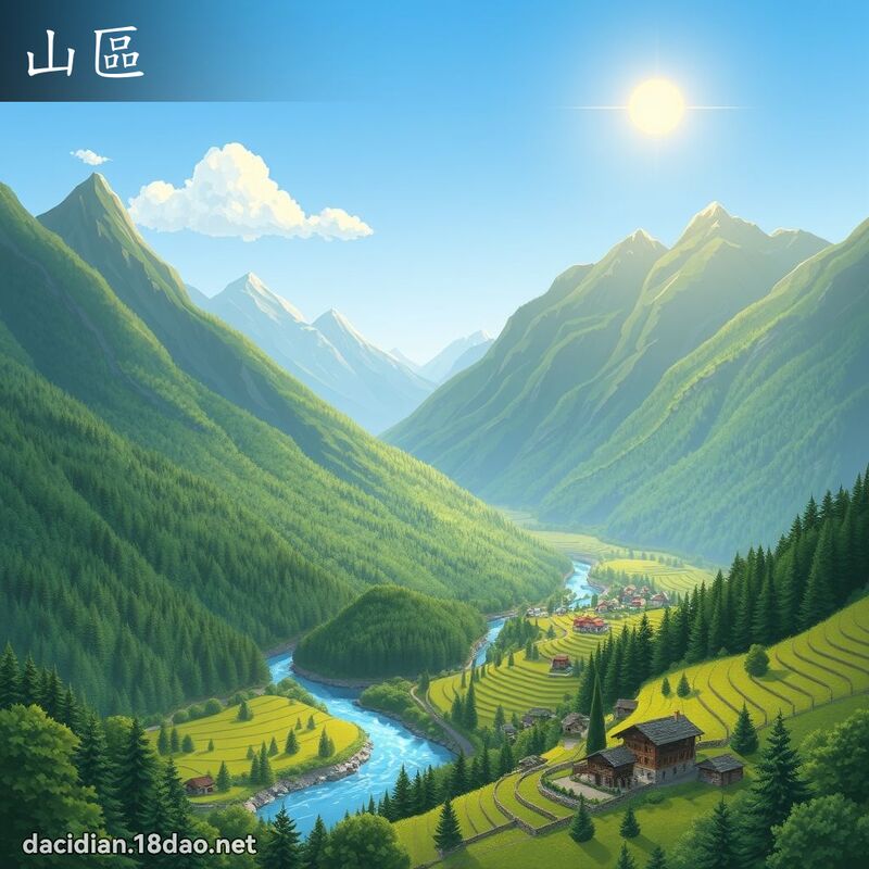 山区 - 国语大辞典配图