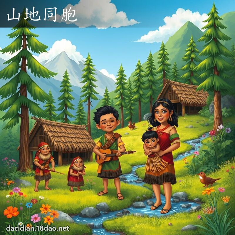 山地同胞 - 國語大辭典配圖
