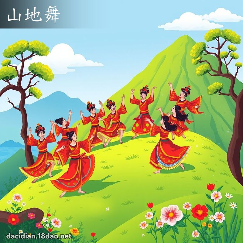 山地舞 - 国语大辞典配图