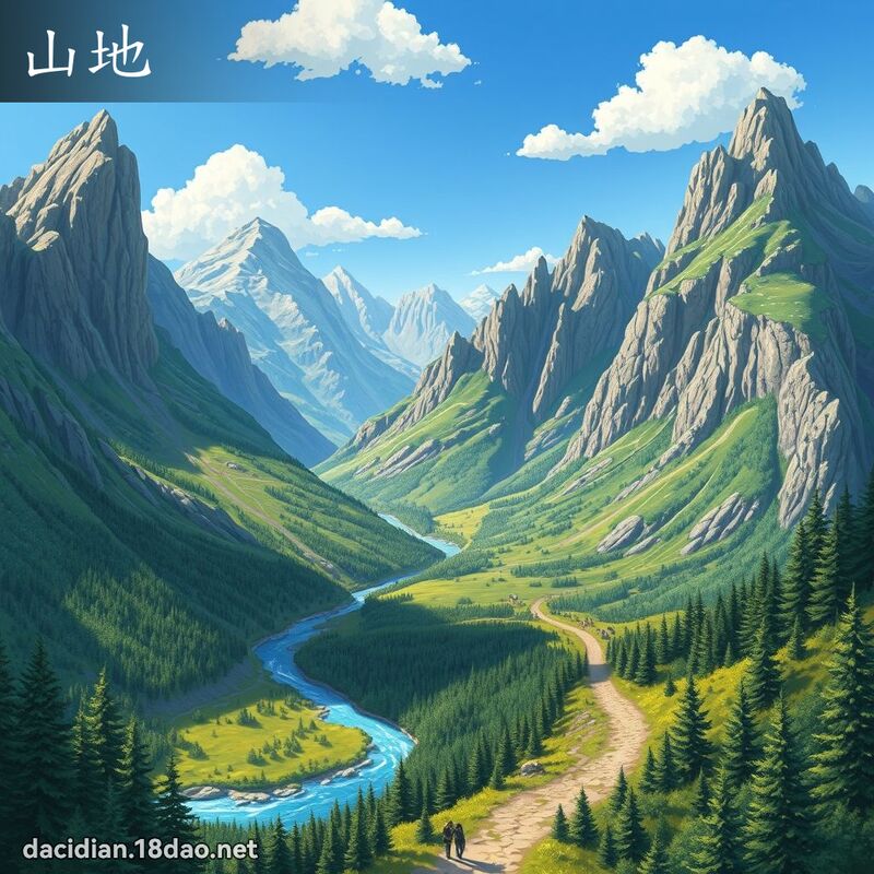 山地 - 國語大辭典配圖