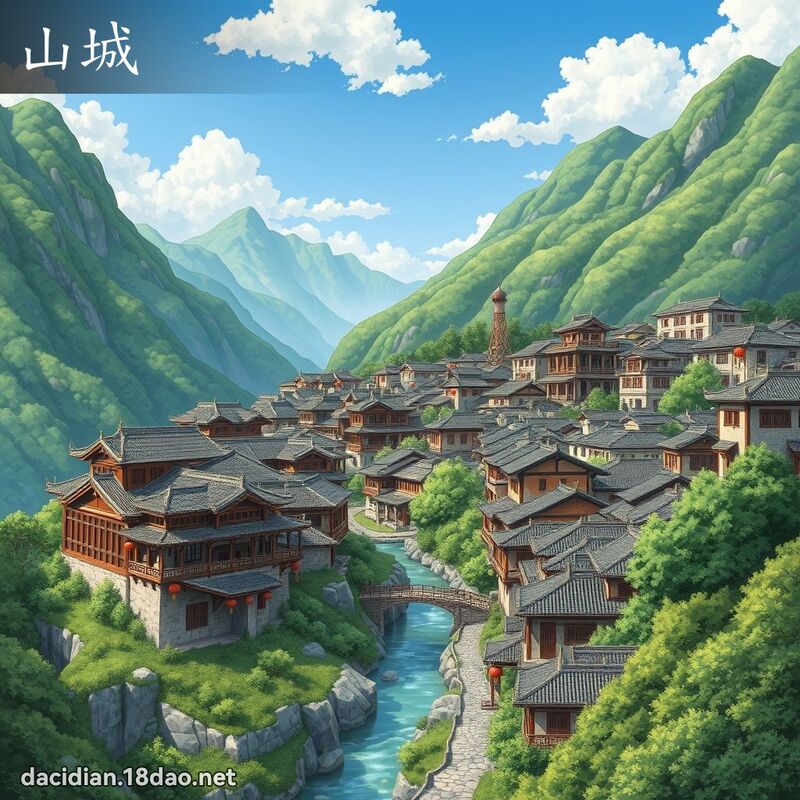 山城 - 國語大辭典配圖