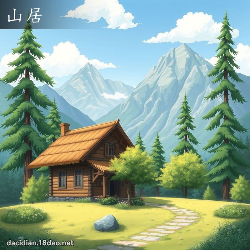 山居 - 國語大辭典配圖