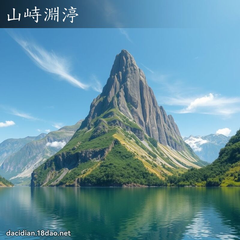 山峙渊渟 - 国语大辞典配图
