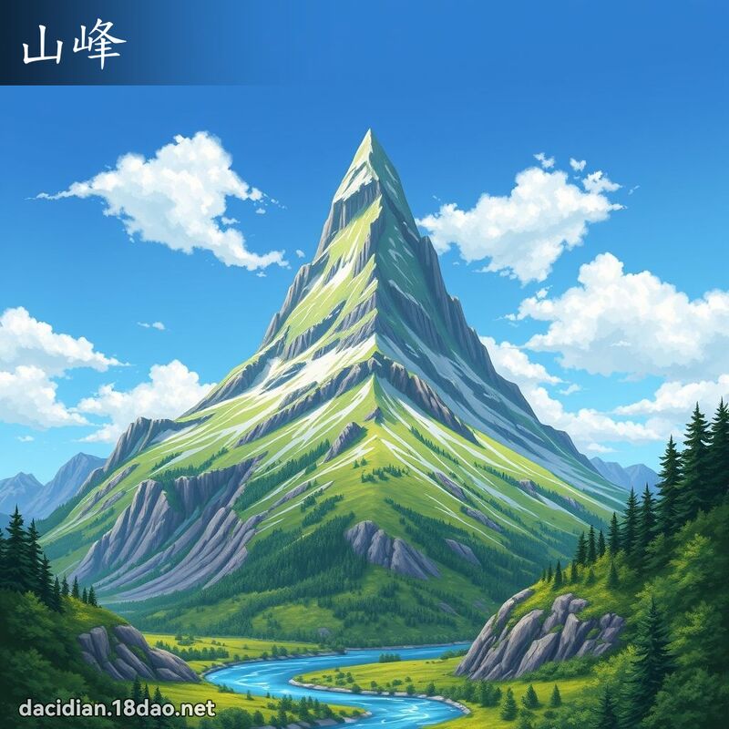 山峰 - 国语大辞典配图