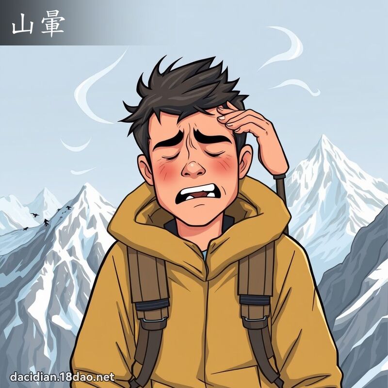 山晕 - 国语大辞典配图