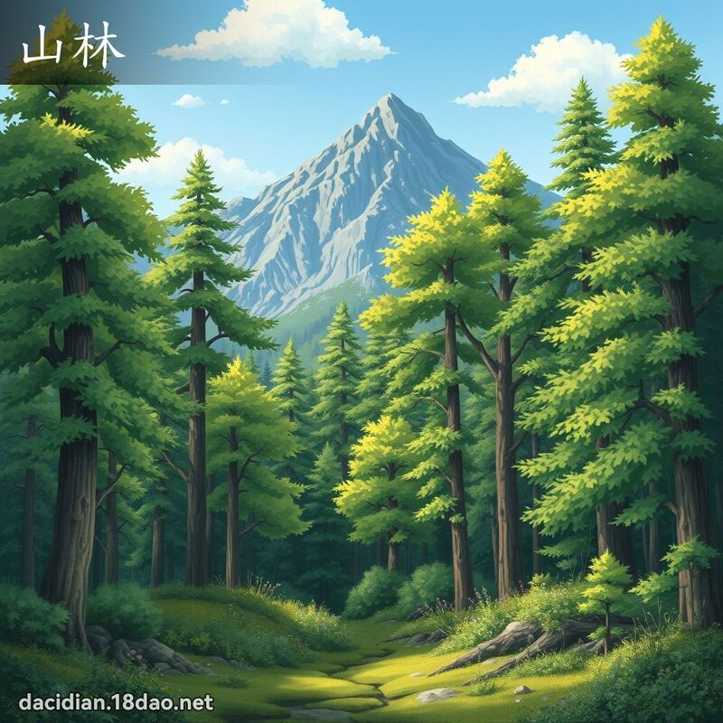 山林 - 国语大辞典配图