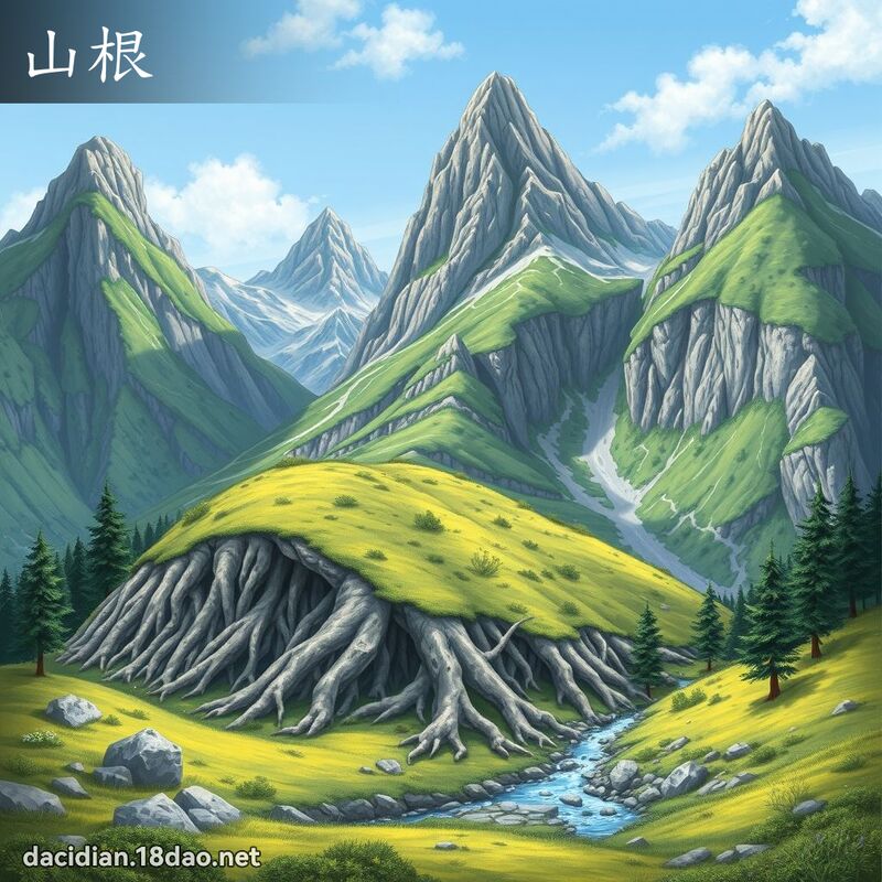 山根 - 國語大辭典配圖