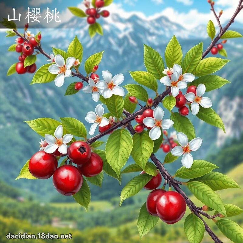 山櫻桃 - 國語大辭典配圖