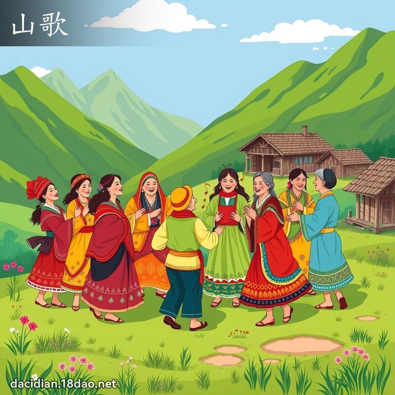 山歌 - 国语大辞典配图