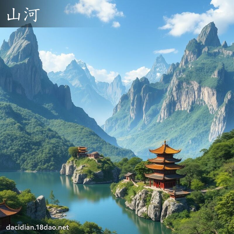 山河 - 國語大辭典配圖