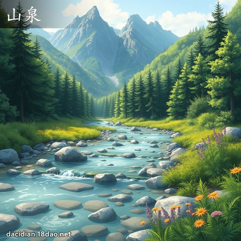 山泉 - 国语大辞典配图