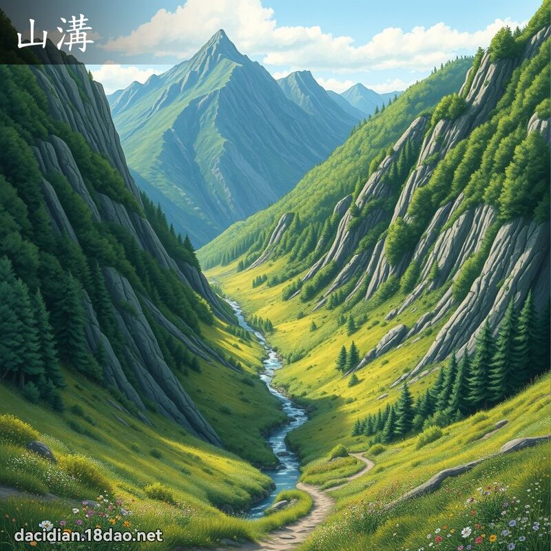 山沟 - 国语大辞典配图