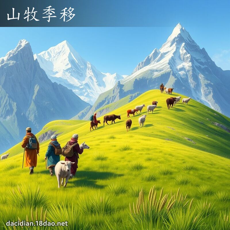 山牧季移 - 国语大辞典配图