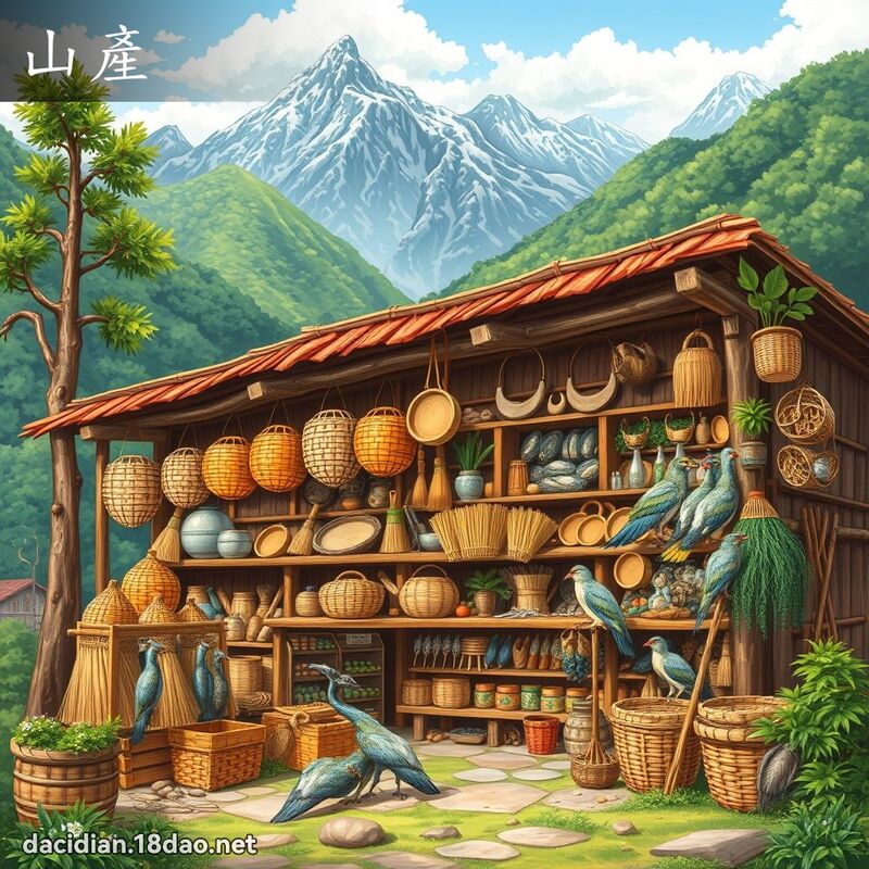 山产 - 国语大辞典配图