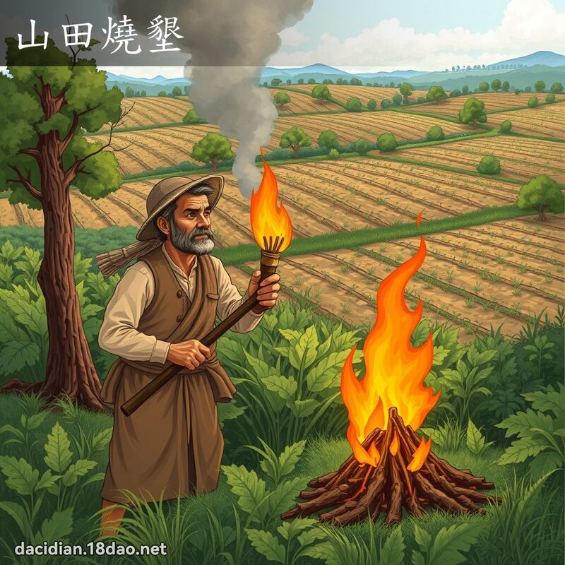 山田燒墾 - 國語大辭典配圖