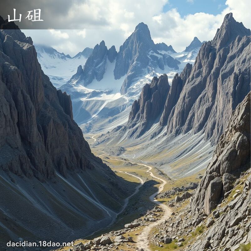 山砠 - 國語大辭典配圖