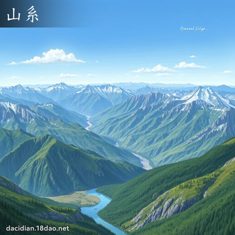 山系 - 国语大辞典配图