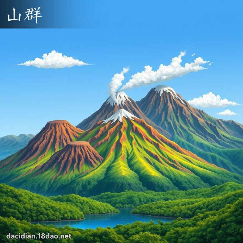 山群 - 国语大辞典配图