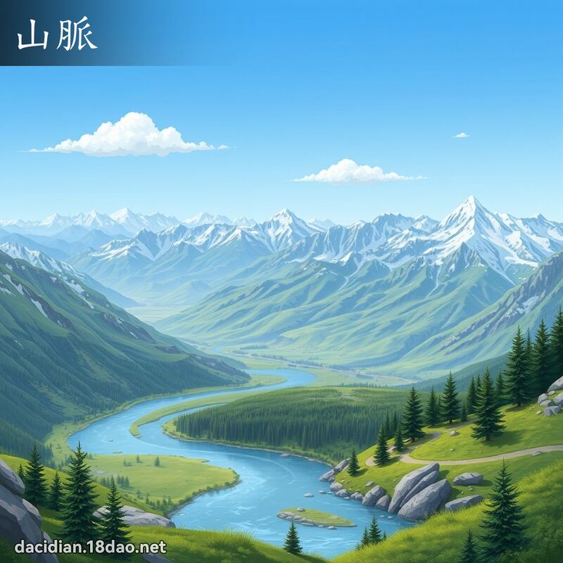 山脉 - 国语大辞典配图