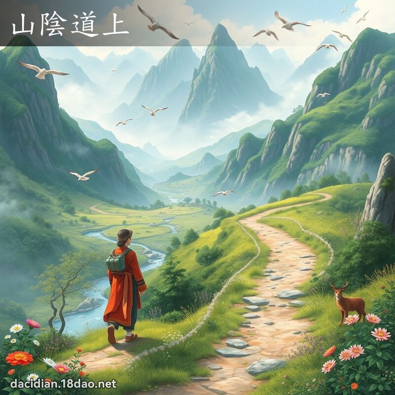 山阴道上 - 国语大辞典配图