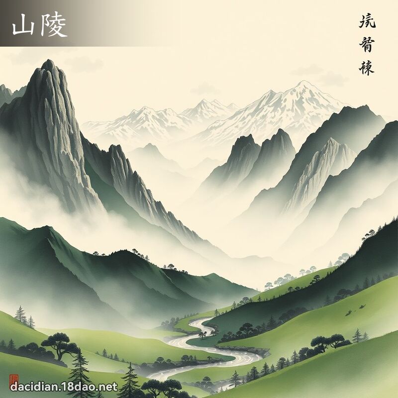 山陵 - 國語大辭典配圖