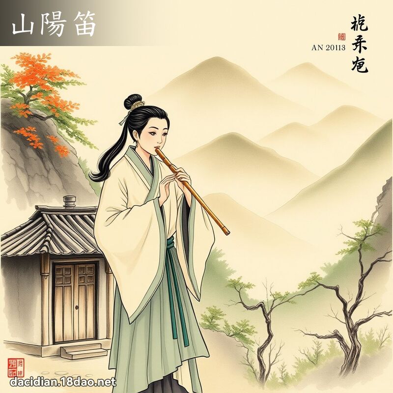 山阳笛 - 国语大辞典配图