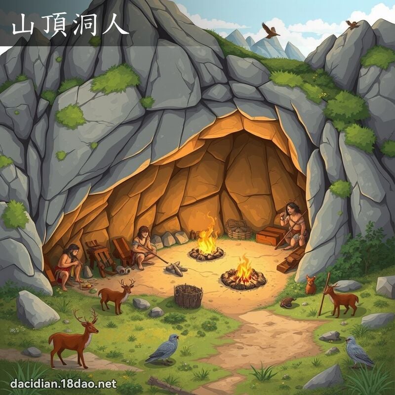 山顶洞人 - 国语大辞典配图