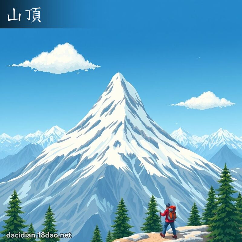 山顶 - 国语大辞典配图