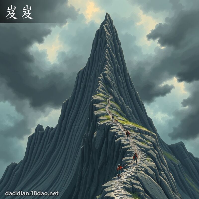 岌岌 - 国语大辞典配图