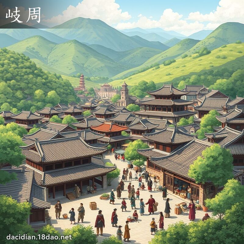 岐周 - 國語大辭典配圖