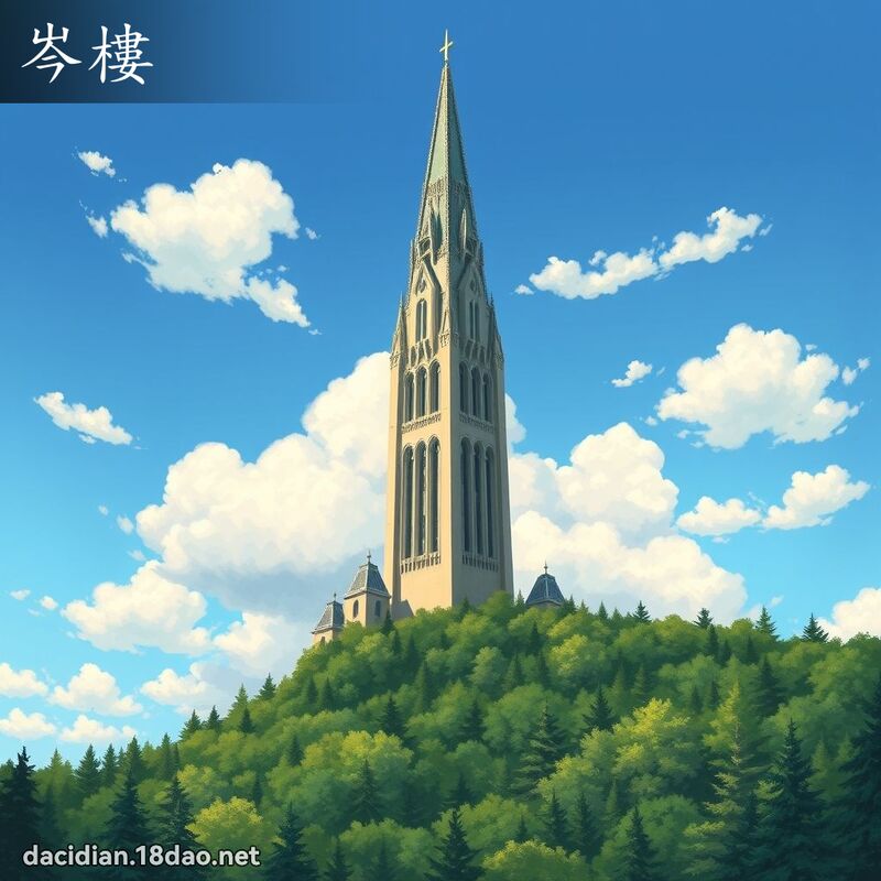 岑樓 - 國語大辭典配圖