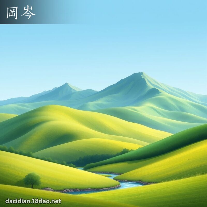 冈岑 - 国语大辞典配图