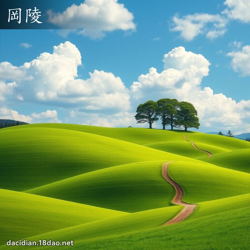 岡陵 - 國語大辭典配圖