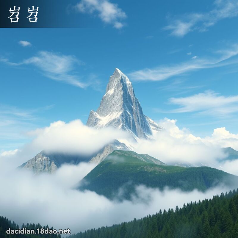 岧岧 - 国语大辞典配图