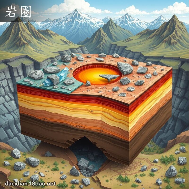岩圈 - 國語大辭典配圖