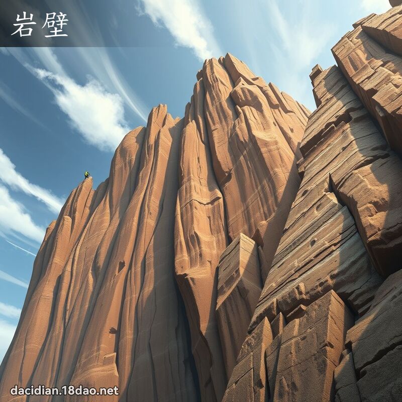 岩壁 - 国语大辞典配图