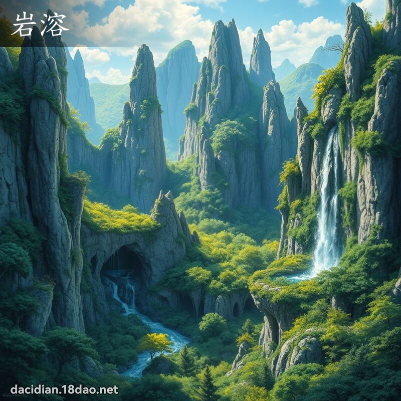 岩溶 - 國語大辭典配圖