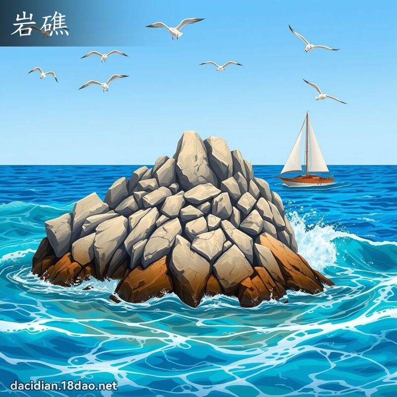 岩礁 - 國語大辭典配圖