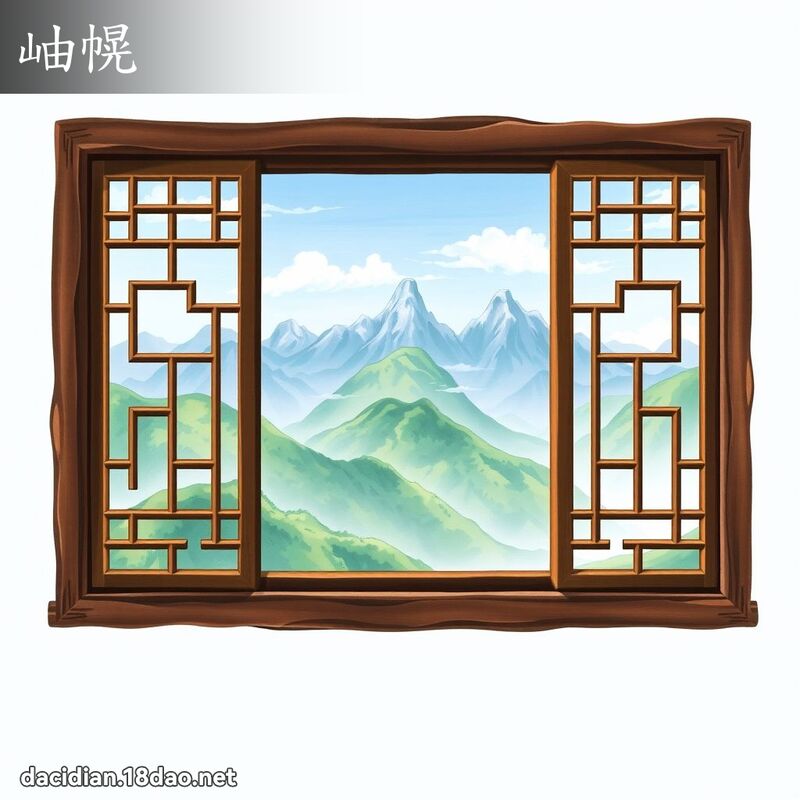 岫幌 - 国语大辞典配图