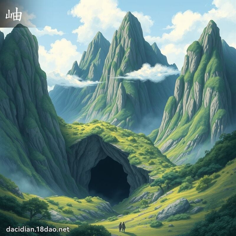 岫 - 國語大辭典配圖