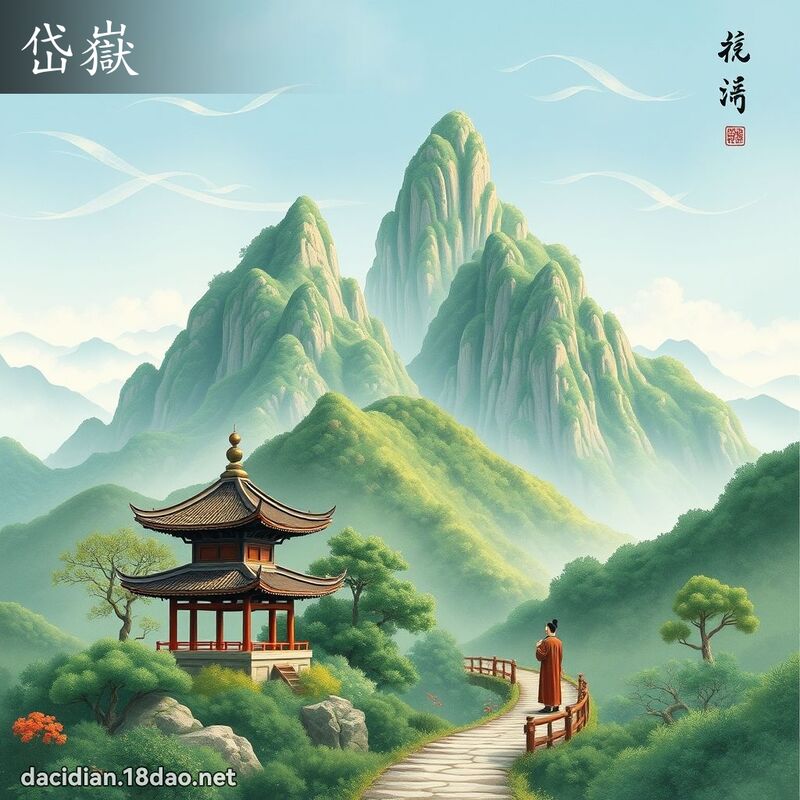 岱嶽 - 國語大辭典配圖