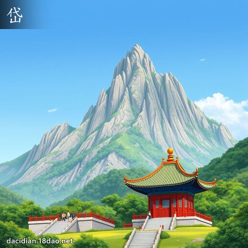 岱 - 國語大辭典配圖