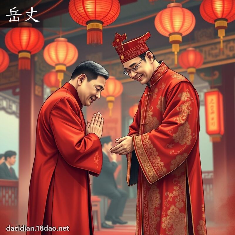 岳丈 - 国语大辞典配图