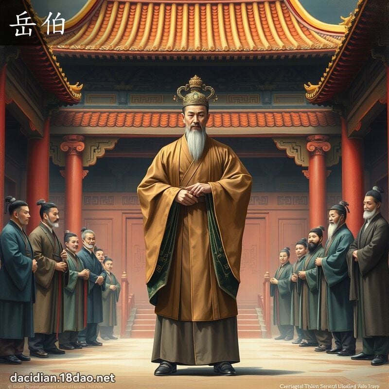 岳伯 - 國語大辭典配圖