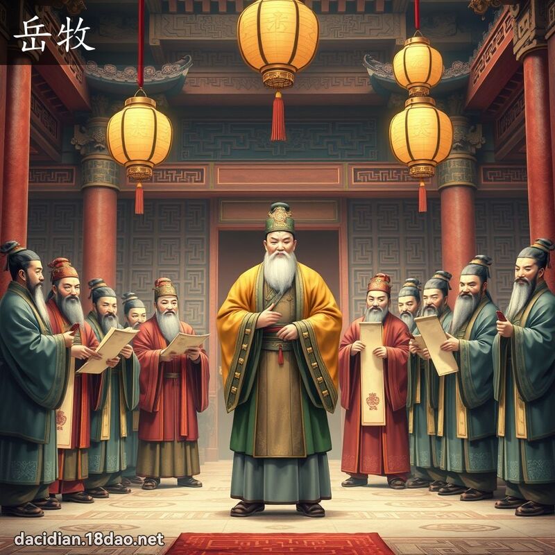 岳牧 - 国语大辞典配图