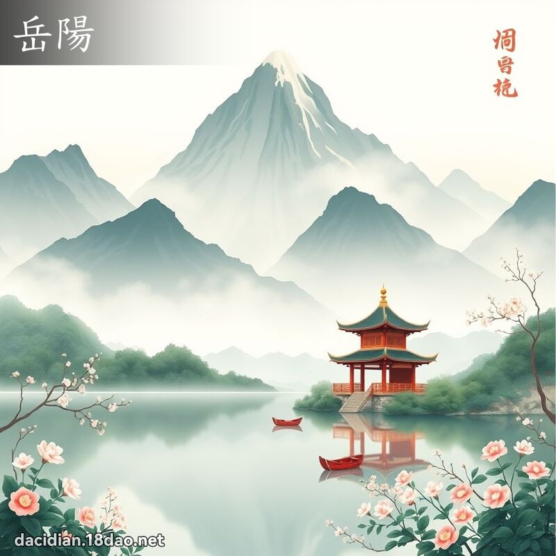 岳阳 - 国语大辞典配图