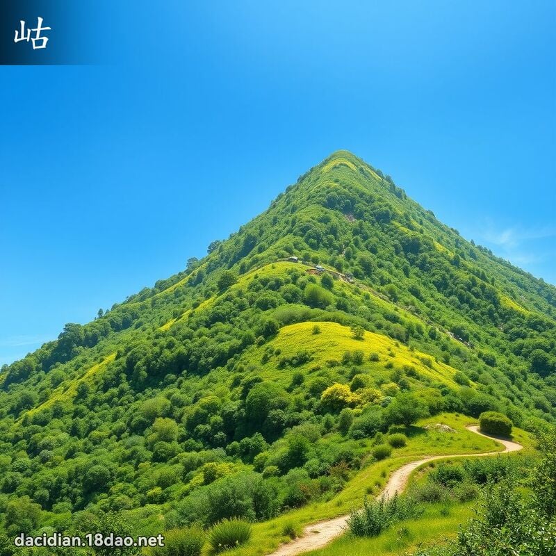 岵 - 國語大辭典配圖